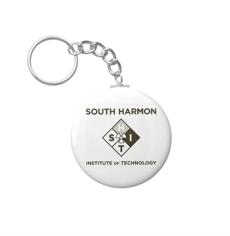 South Harmon IT White Keychain