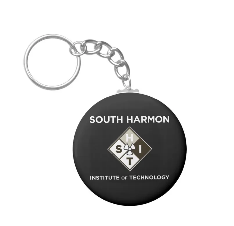 South Harmon IT Black Keychain